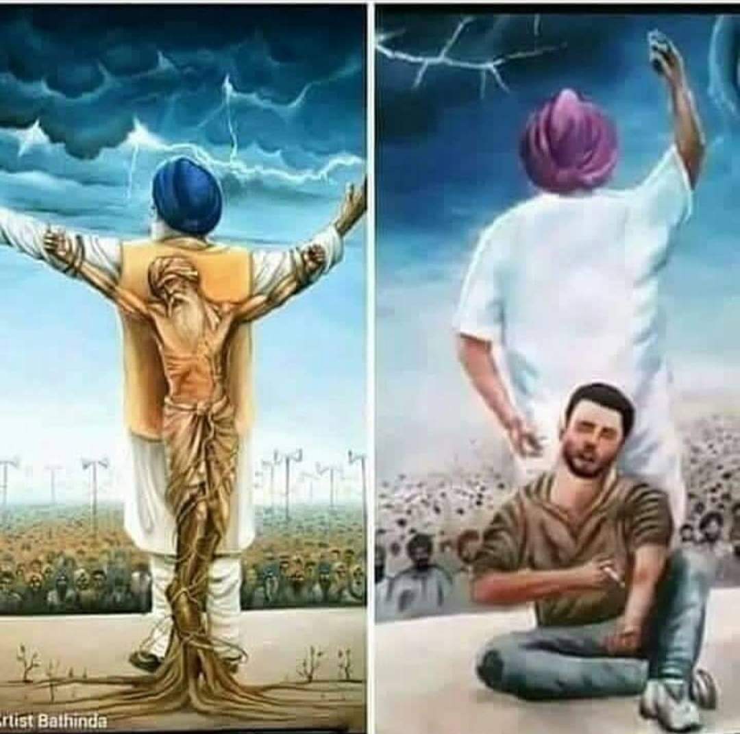 BhuIIar's tweet image. ਜੀ ਆਇਆ ਆਖਦੀ ਬੰਦੇ ਨੂੰ ਧਰਤੀ,
                 ਲੱਗੇ ਨਾ ਗ੍ਰਹਿਣ ਮਾਵਾਂ ਦੀਆ ਕੁੱਖਾਂ ਨੂੰ,
ਲਾਹਣਤ ਜਣੇਪੇ ਦੀ ਜੇ ਪੈਜੇ ਤੁਰਨਾ,
                     ਹਿਰਨੀ ਦੀ ਪੈੜ ਤੇ ਸ਼ੇਰਾਂ ਦੇ ਪੁੱਤਾਂ ਨੂੰ,
#ModiWillDestroyAPMC