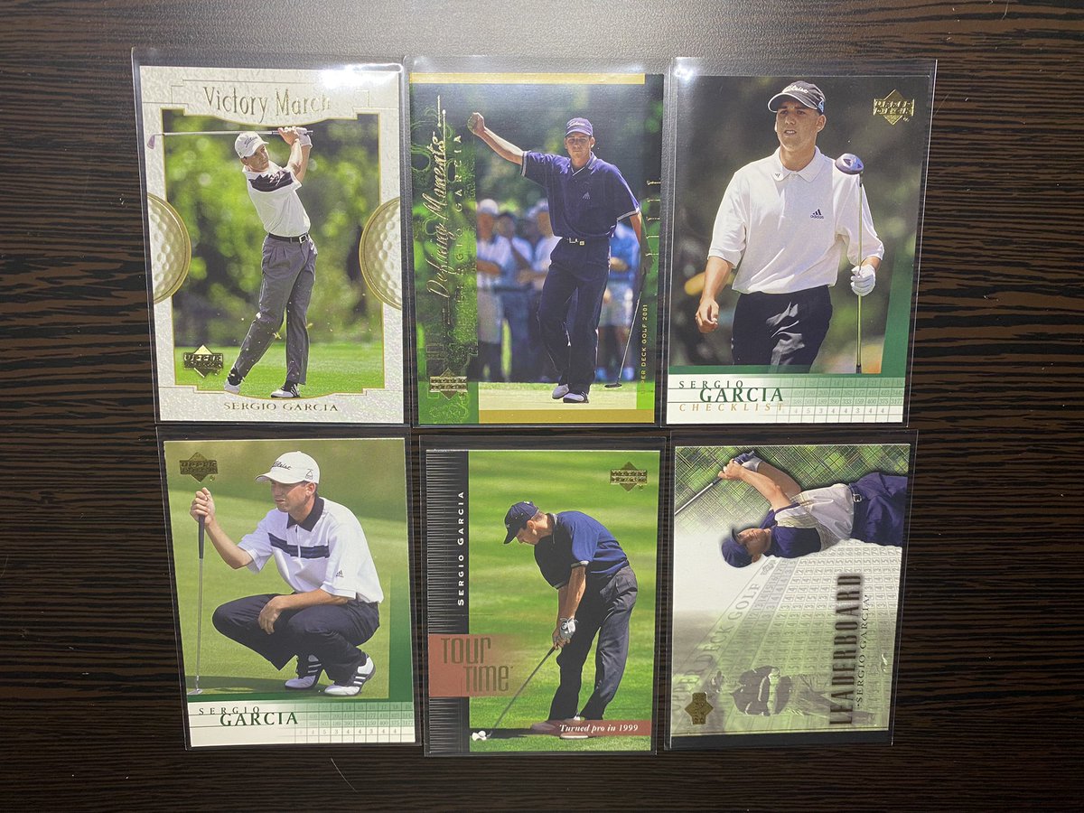 $45 shipped bmwt obo. 6 card Sergio Garcia 2001 upper deck lot @HobbyConnector @sports_sell @Hobby_Connect https://t.co/mbDNPz8XGQ