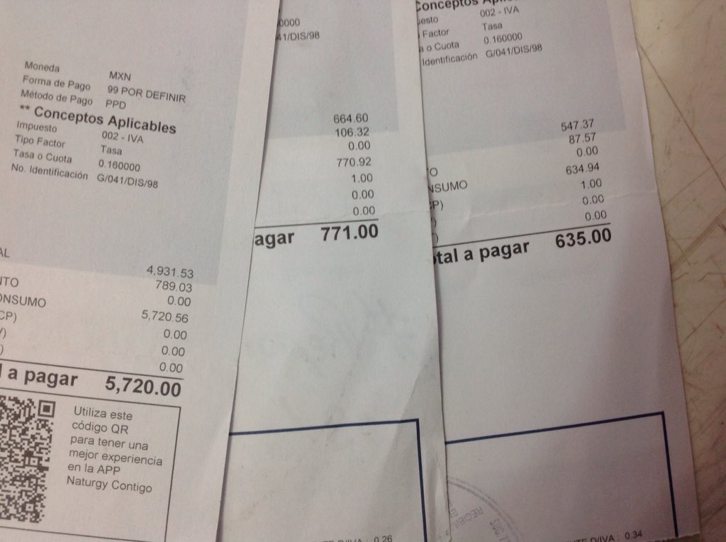 PedroSanchzTor's tweet photo. @Profeco @AtencionProfeco solicitó apoyo por un cobro excesivo por no decir robo de mi recibo de #gasnatural me llegó 10 veces más elevado de lo que pago, he llamado en repetidas ocasiones a su línea telefónica y no me resuelven me dicen que tengo que pagar @NaturgyMx https://t.co/pe1j3bk3bB