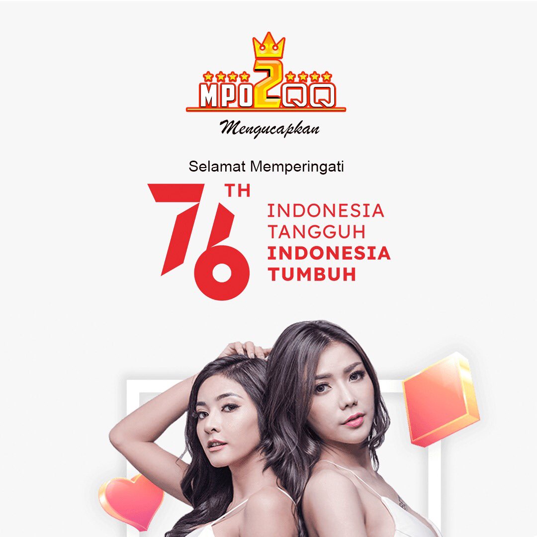 MPO2QQ_'s tweet image. Selamat Hari Kemerdekaan Indonesia Yang Ke-76 !!!

#mpo2qq #slotmpo #slotonline #judionline #tebakscore #casinoonline #pokeronline #agenslotdepositpulsa #freechips #dirumahaja #sabungayam #bandartogel #judibola #parlay #cuan #slotmpo2qq #situjuditerpercaya