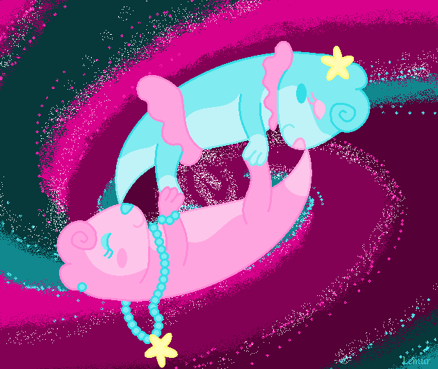 ShapedCandy's tweet photo. Lesbian Space Otters 💫💕🌌 https://t.co/zAoh1wxkf6