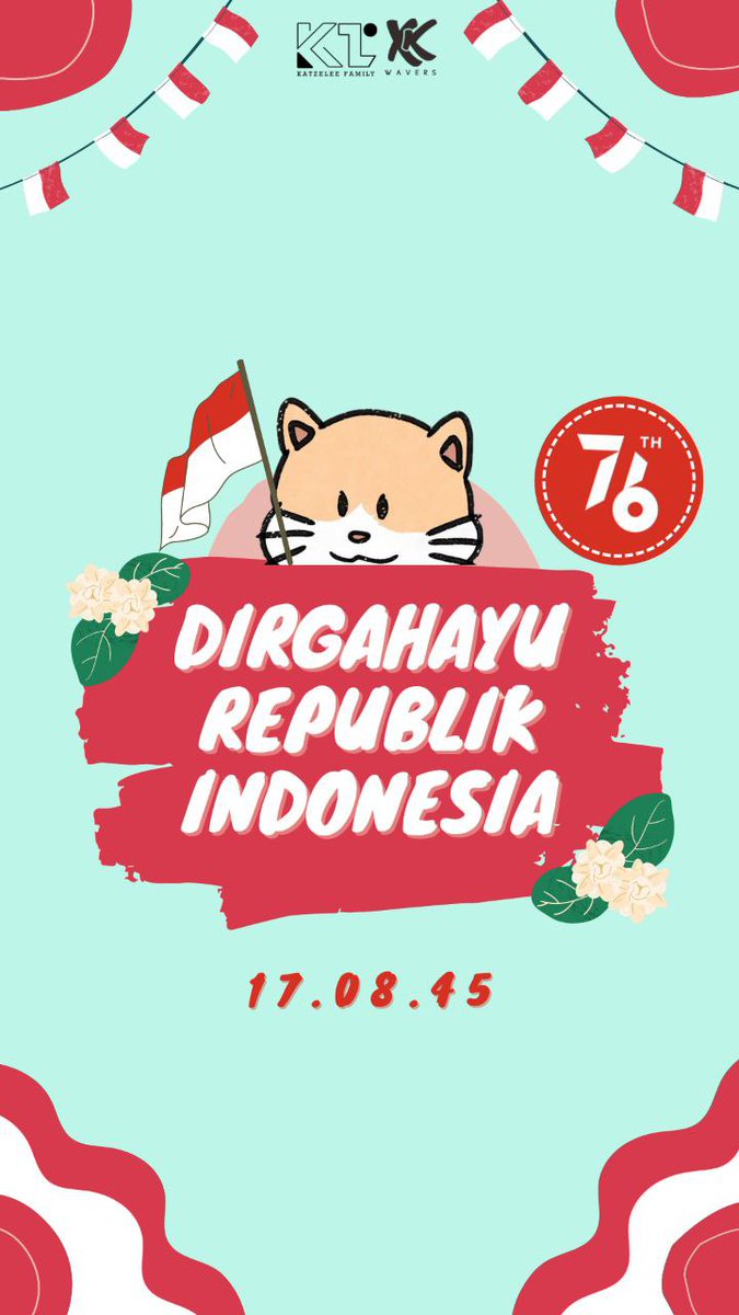 hoobaextudio's tweet photo. DIRGAHAYU REPUBLIK INDONESIA KE-76 ๐ฎ๐ฉโค
#17an #HUTRI76
#KTZ48 #KTZ48MUHARRAM #KTZ48WORLDOMINATION #Xschool2021 #XKwavers https://t.co/30TN0oUIcc