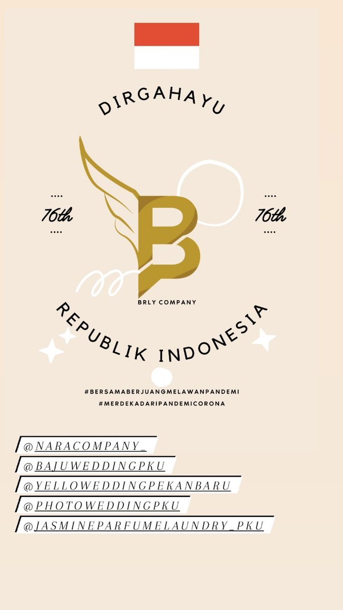 Tahniah 76 Tahun Republik Indonesia

Merdeka ?
Merdeka ?
Merdeka ?

#hutke76ri