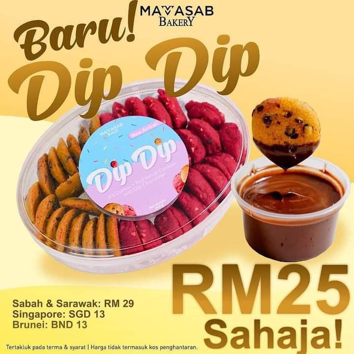 khaiiwan's tweet photo. ❤️Dip Dip COOKIES MAMASAB❤️

🍪 Ada dua perisa iaitu Domisi Cookies n Red Velvet Cookies

🍪 Dip Dip Mamasab juga disertakan sekali dengan sos coklat padu untuk dicicah sebelum di ngap masuk ke mulut. 😋

🍪 100% Bahan premium, dibuat dengan penuh kasih sayang. https://t.co/y90YNdO8dZ