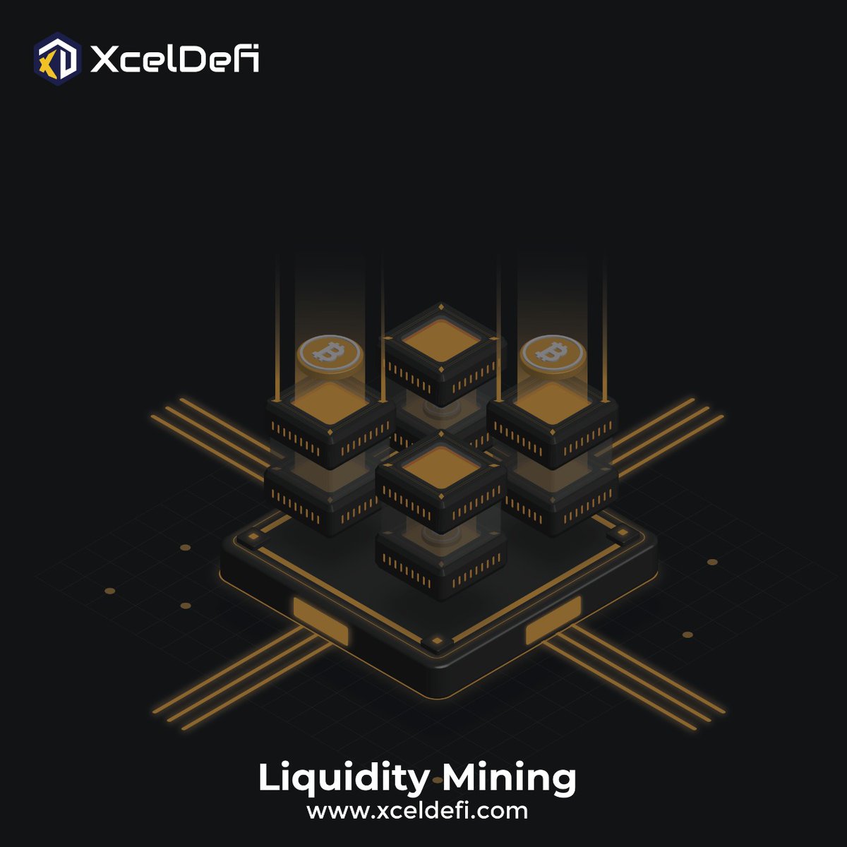 XcelPay_XLD's tweet photo. Liquidity Mining is a key feature of DeFi that allows people to deposit (or “stake”) one cryptocurrency or token on a DEX or dApp for rewards.
#xceldefi #xcelswap #xld #liquidityMining #liquiditypool #DEX #defi #decentralizedfinance #xceltoken #defimarket #staking #defiassets https://t.co/7qa9MeqHEZ