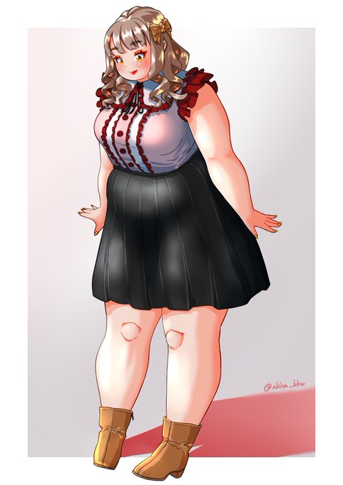 ぽっちゃりさんのtwitterイラスト検索結果