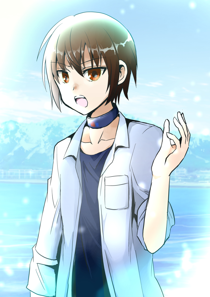 こんなん描いたよ 別に頬染める予定なかったんだけど 講座で頬染めの工程があったの 遊佐いつかのイラスト