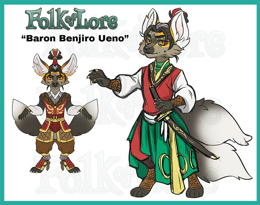 folkoflore's tweet photo. A rare glimpse at a little NPC concept art ;) Ben is father to Yumi, the toymaker! 🦊 #folkoflore #furry #conceptart #characterdesign #NPC #virtualpetsite #petsite #kitsune #fox #furryart #benjiro https://t.co/oBl6M1q1pq