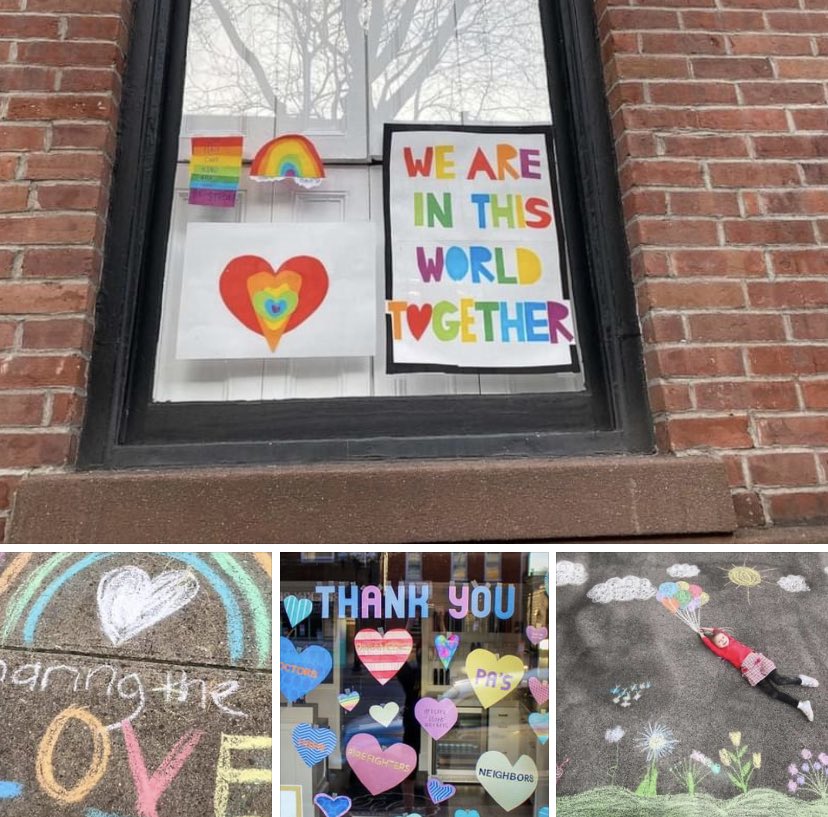 Walking around Oak Flats we see support for friends and neighbours 🥰 <a href="/NSWEducation/">NSW Dept of Education</a> #LearnFromHome