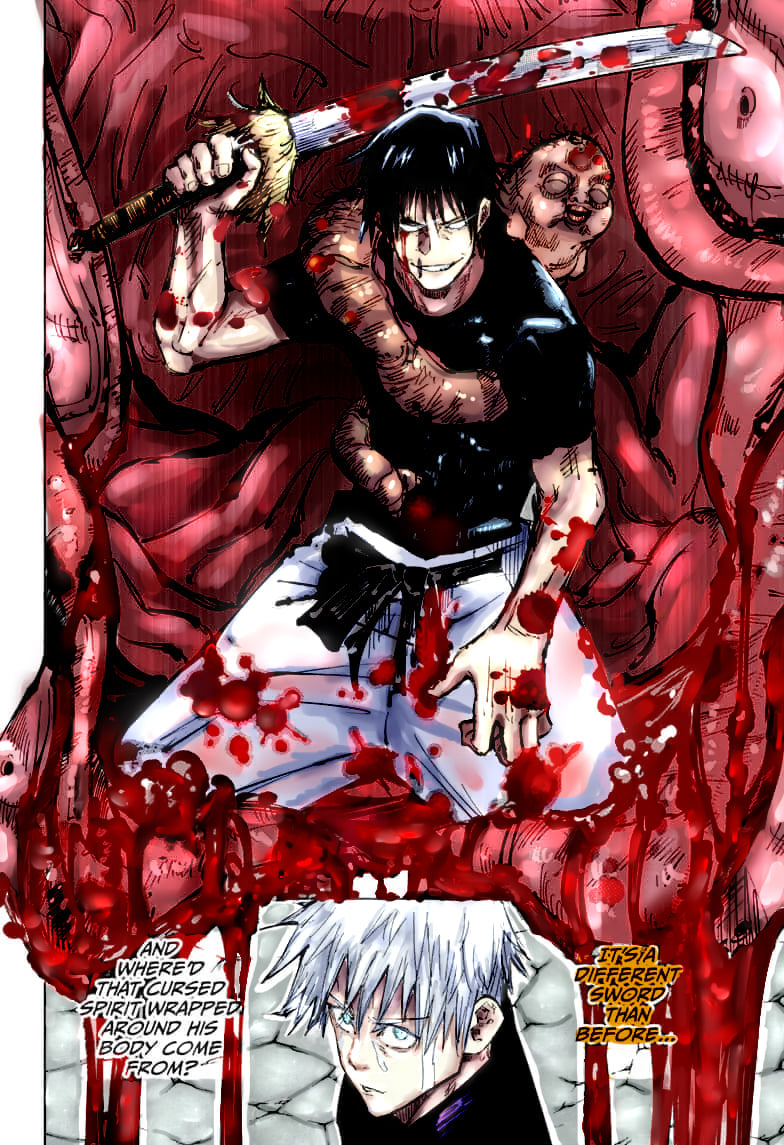 Coloring from Jujutsu Kaisen Toji God
#呪術廻戦  #TojiFushiguro #GojoSatoru #五条悟 #伏黒甚爾 
-follow me for more <3