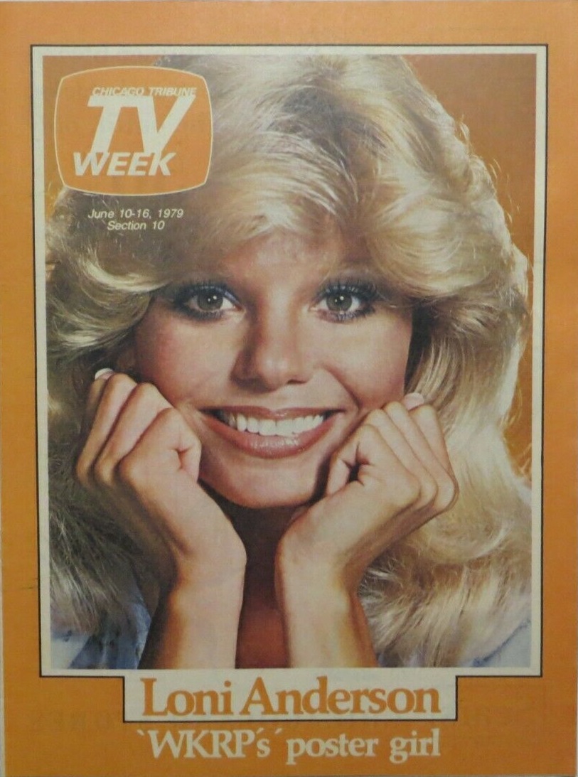 Happy Birthday to Loni Anderson,  born on this day in 1945
Chicago Tribune TV Week.  June 1979 and November 1982. 