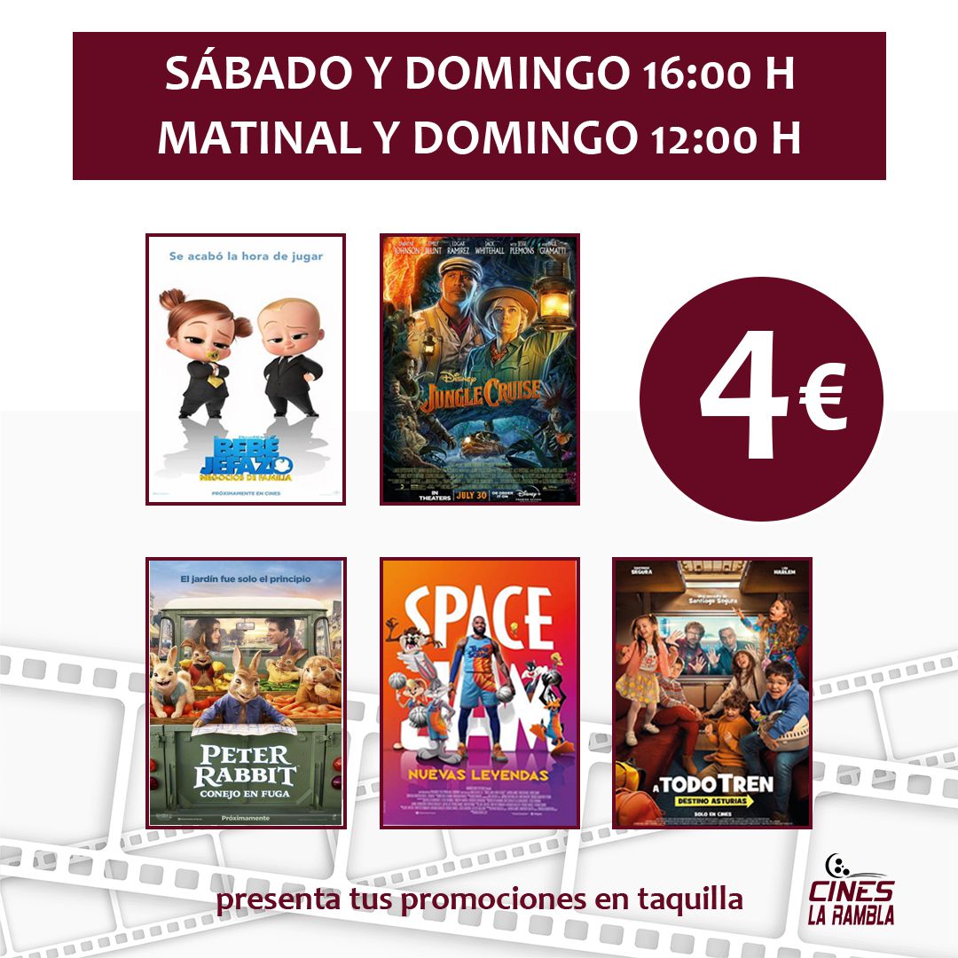 CINESLARAMBLA's tweet photo. 🎬OFERTA ESPECIAL DEL FIN DE SEMANA
👉Un grupo de super villanos son la última esperanza de la humanidad, ¿qué podrías salir mal?: El Escuadrón Suicida 
👉El bebé más cachondo vuelve a la gran pantalla para volver a liarla parda!!!: Bebé Jefazo: Negocios de familia https://t.co/sTrPEdCRX3