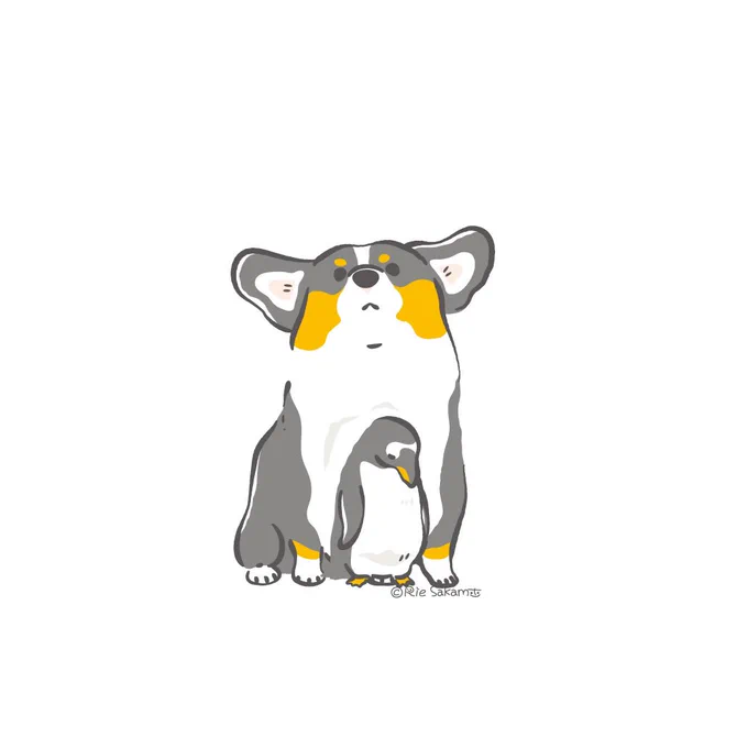 素敵なタグ、参加させてください
コーギーといろんなペンギンたちです
#一次創作ペンギン拡散フェス 