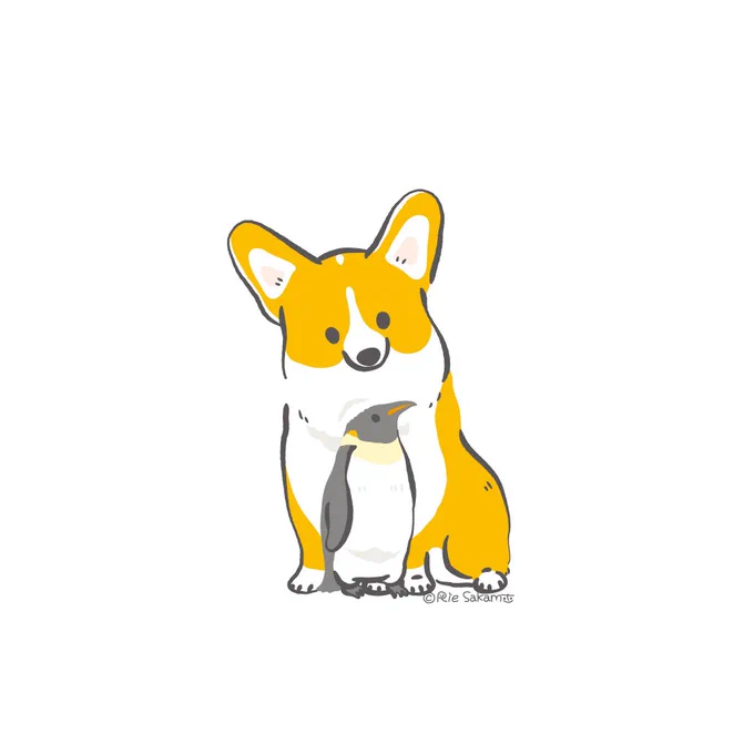 素敵なタグ、参加させてください
コーギーといろんなペンギンたちです
#一次創作ペンギン拡散フェス 