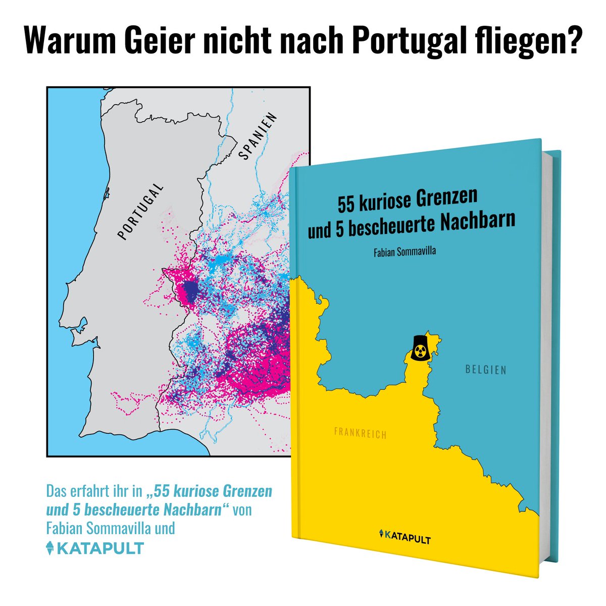fasommavilla's tweet photo. Die häufigste Frage bei Lesungen ist jene nach meiner Lieblingsgrenze. Ich antworte darauf immer: die zwischen Spanien und Portugal. Es hat mit Geiern und Rinderwahn und der EU zu tun und ich will euch heute erklären warum. (1/5) https://t.co/q91HYhh6Cl