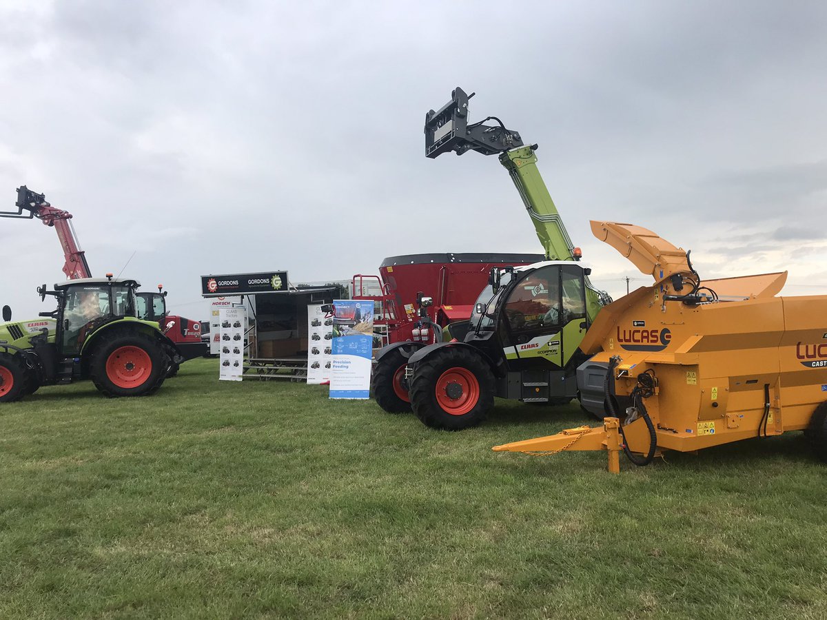 All set up for the Gold cup at Darnlaw <a href="/theRABDF/">RABDF</a> <a href="/yourgordons/">James Gordon Ltd</a> <a href="/TriolietENG/">Trioliet</a> @CowConnectaps <a href="/CLAAS_UK/">CLAASUK</a> #goldcup #teamdairy #Farm24