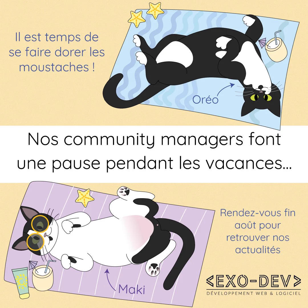 Oréo et Maki en vacances