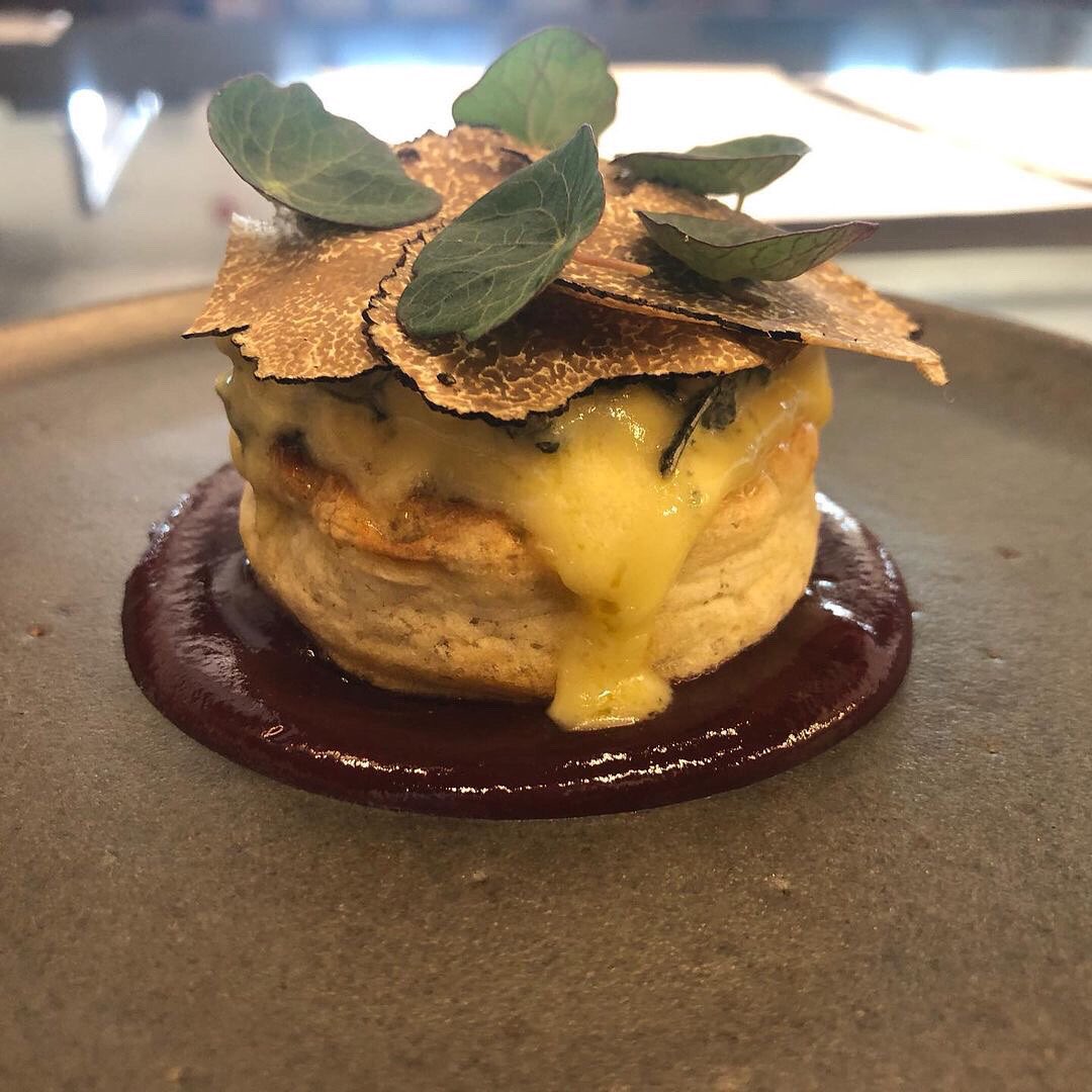 Caws Cenarth Cheese (@cawscenarth) on Twitter photo A creation from <a href="/HGChef1/">Hywel Griffith 🏴</a> Chef Hywel Griffith with his Perl Las crumpet, Welsh Truffles, fig and port puree, nasturtium leaf.
Served at the <a href="/BeacHouseOxwich/">BeachHouseRestaurant</a> West Wales.
If that’s not the definition of #FoodPorn then I don’t know what is! 🤤❤️
#chef #restaurant #menu #cheese A creation from <a href="/HGChef1/">Hywel Griffith 🏴</a> Chef Hywel Griffith with his Perl Las crumpet, Welsh Truffles, fig and port puree, nasturtium leaf.
Served at the <a href="/BeacHouseOxwich/">BeachHouseRestaurant</a> West Wales.
If that’s not the definition of #FoodPorn then I don’t know what is! 🤤❤️
#chef #restaurant #menu #cheese