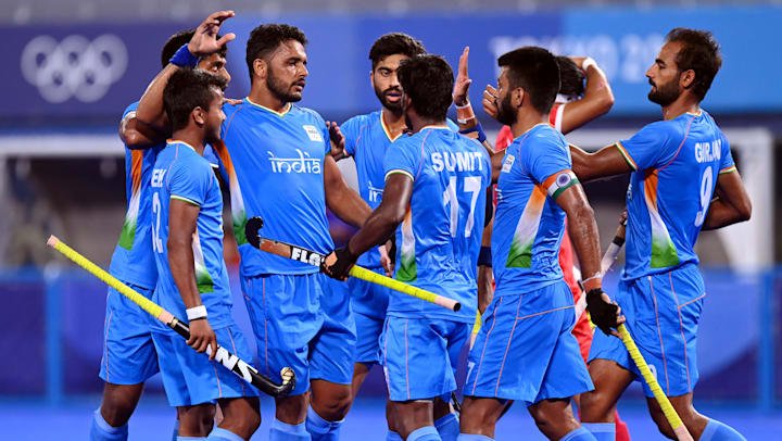 RjAnushree's tweet photo. History created.....What a Nerve Ending match it was...More importantly that penalty, before 6 sec just shook everyone off...
 A 🏅 in #Hockey 🏒 for India 🇮🇳 after 4 decades in #Olympics🍀 .

#tokyoolympics #TokyoOlympics2020 #Tokyo2020 #olympics #Hockey #Cheer4India https://t.co/Mzo9TkoF71