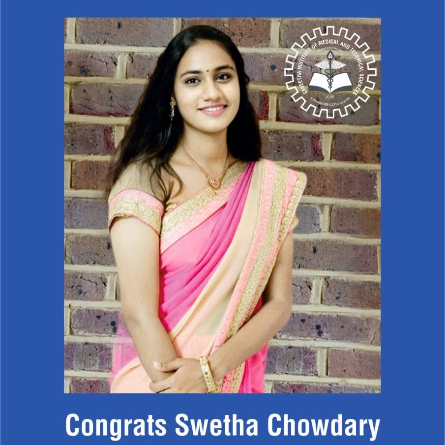 Congratulations Swetha Chowdary!! We wish you all the best for your future. #SSEplacement #placement2021