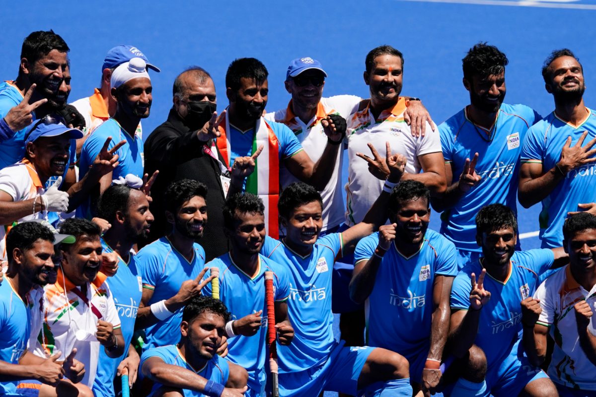 atsjha23's tweet photo. India won after 41 years of long wait
@16Sreejesh  wall of hockey India
@hockyindia @NBCOlympics @2021olympic https://t.co/eL4aoH7YO1