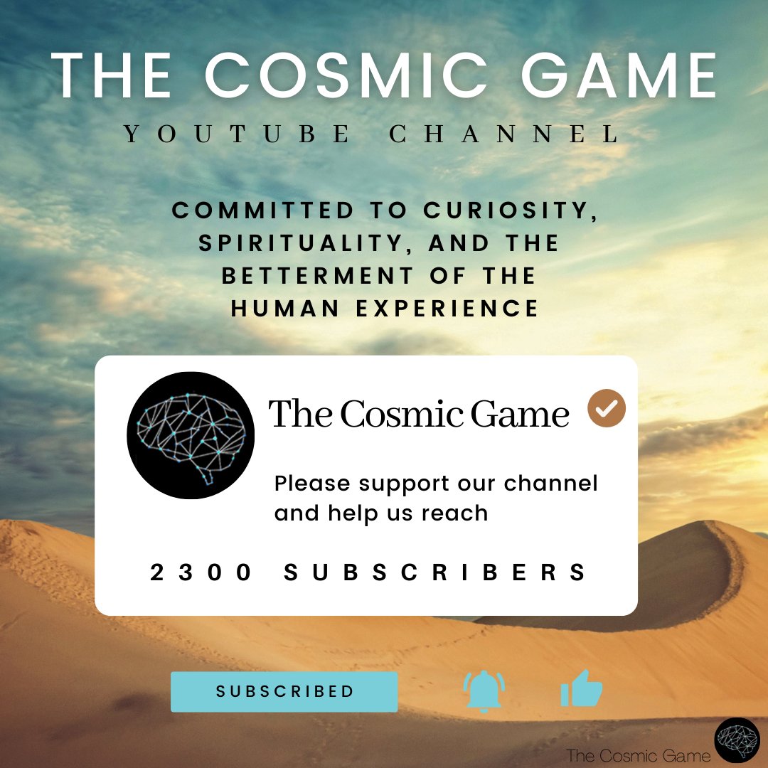 TheCosmicGame1's tweet photo. Please subscribe to our YouTube channel! https://t.co/uj6hc9qmcS
Our aim is to bring you the best content and we can keep making videos with more subscribers. Thank you for your support!

Let us know what topics you want to see in the future in the comments! https://t.co/hUQ6Debsuk