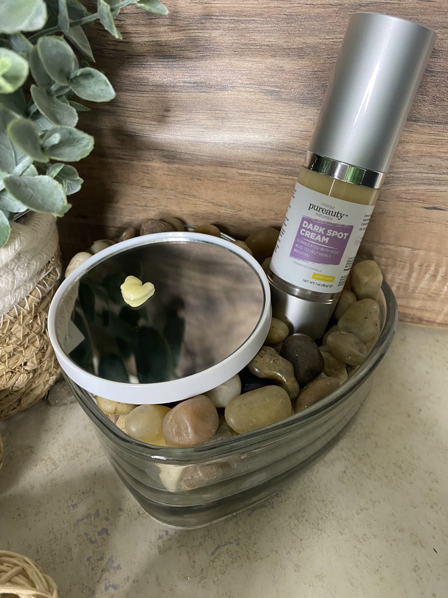 Since I have started using it about a month ago, I have noticed a slight lightening of my dark areas.  I am hoping that I will see more as time goes on which I believe I will. pureautynaturals.com/products/dark-… #gifted #pureautynaturals #hyperpigmentation #dailyskincare #skincareroutine