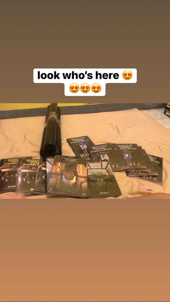 barceme's tweet photo. My babies came home at last!! thank you @EriYaShoppe waiting for the jewel case version. Jonginnie reminding me he is the reason i became an exo-l 😂😂😂 @weareoneEXO @B_hundred_Hyun @layzhang https://t.co/HaggcymPdW