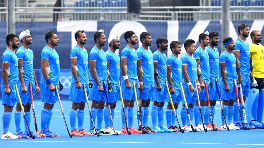 Indianpillars's tweet photo. Hearty Congratulations to Indian men's Hockey Team .

India win historic men's hockey bronze medal by beating Germany for a first Olympic medal in 41 years.
Extremely proud of this moment.

#TeamIndia 
#Hockey 
#Olympics 
#Tokyo2020
#IndianPillars https://t.co/NPLTBgSzNK