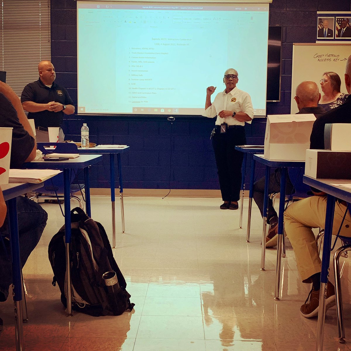 SFC_Merino's tweet photo. #Blessed to strengthen our partnership today with all the Rutherford Co JROTC instructors and MEPS leadership to share the multiple ways to take the ASVAB. I can say we,team Spartans,are excited about making our Students school year fun, safe, and filled with memory making events https://t.co/F3wme0clec