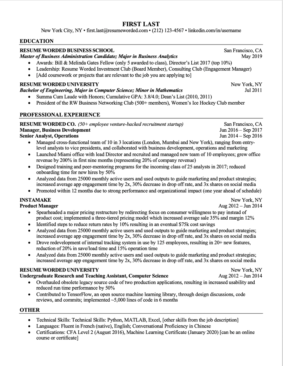 Convert Resume To Ats Format Convert Resume To Ats Format