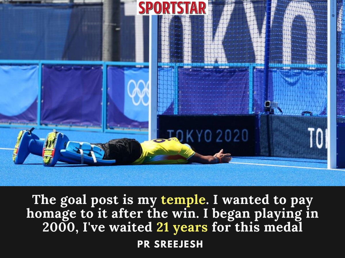 sportstarweb's tweet photo. Parattu Raveendran Sreejesh's moment is finally here

#Olympics | #TeamIndia https://t.co/cy2g753BPw