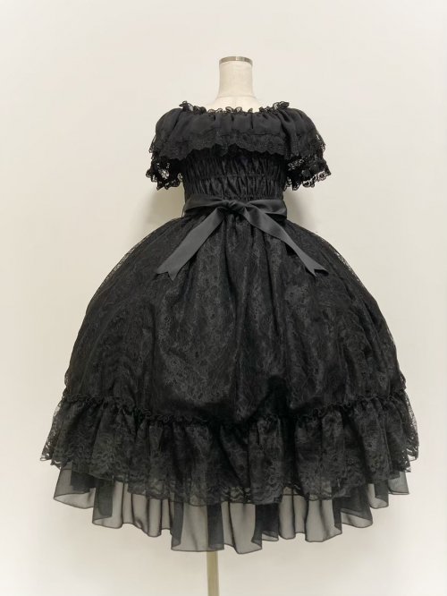 アトリエピエロ Ruined castle dress黒 ATELIER PIERROT】 Ruined castle dress (ルーンドキャッスルドレス