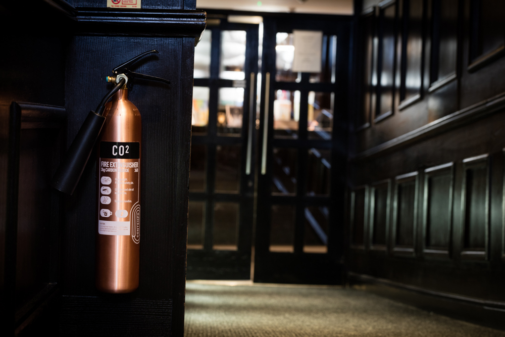 Our Antique Copper range of extinguishers is an industry-first, these extinguishers have been hand-finished and every one is unique in its beauty. ftssafetysolutions.co.uk/chrome-fire-ex… #Extinguishers #CopperExtinguisher #ChromeExtinguisher