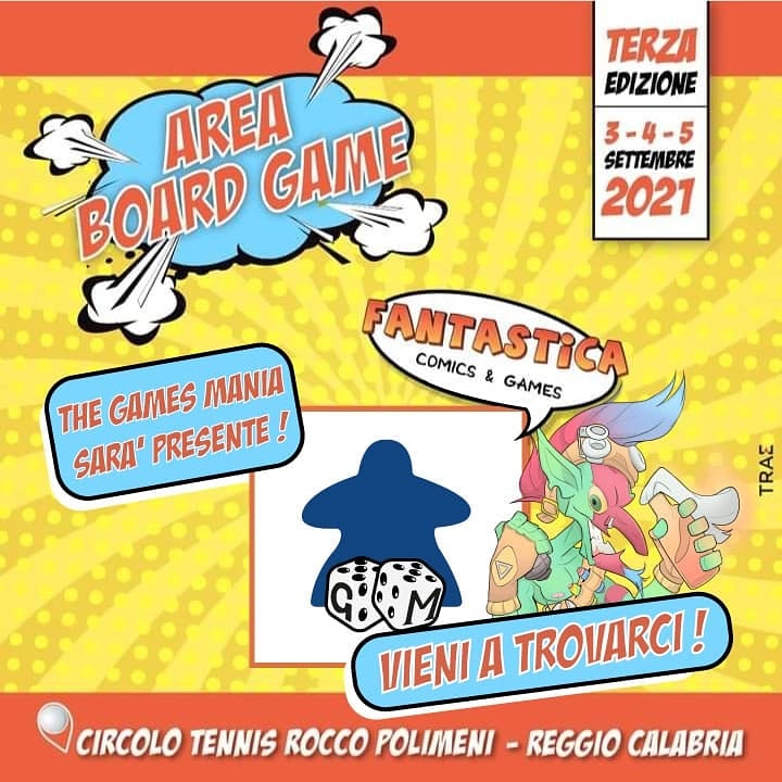 TheGamesMania77's tweet photo. Anche The Games Mania sarà presente a Fantastica! Ti aspettiamo vieni a trovarci.
Seguici per scoprire il nostro programma.

#fantasticareggiocalabria #fantasticacomics&amp;games https://t.co/JJ0vwrFwJ3