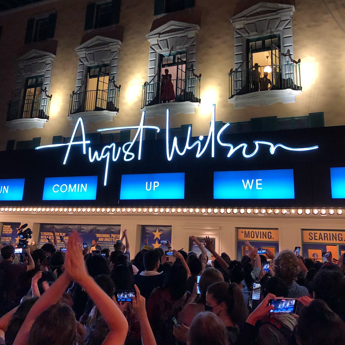 The first preview of the first play on Broadway in 519 days #PassOverBway