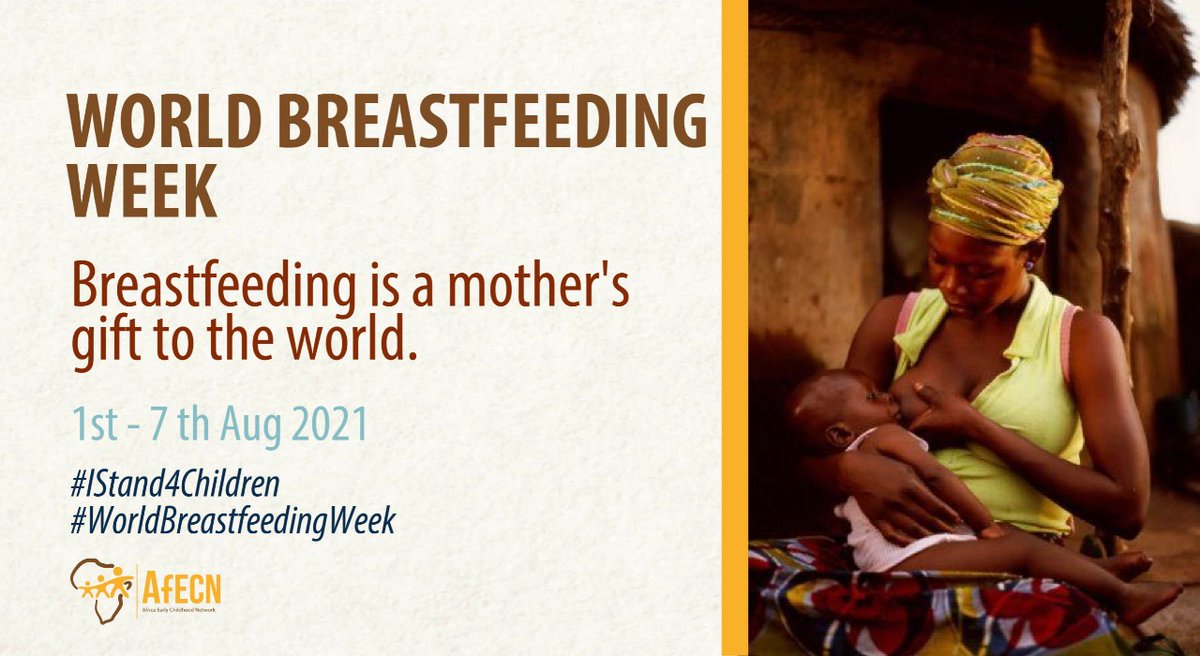 "Breastfeeding is a mother's gift to the world."
#IStand4Children
#WorldBreastfeedingWeek