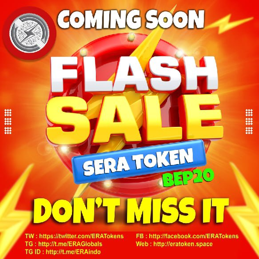 ERATokens's tweet photo. Siapkan BSC Kalian Untuk SEROK sERA Di Harga Dasar 🚀🚀🚀 #CUAN Bersama $sERA $ERA

$ERA $ERATOKEN #ERAToken #ERA #Listing #Coinsbit #USDT #BTC #TRX #Token #BSC #BNB #BEB20 #TokenMicin #CUAN #pancakeswap #pancakeswapv2 #pancake https://t.co/S4LanngE9T