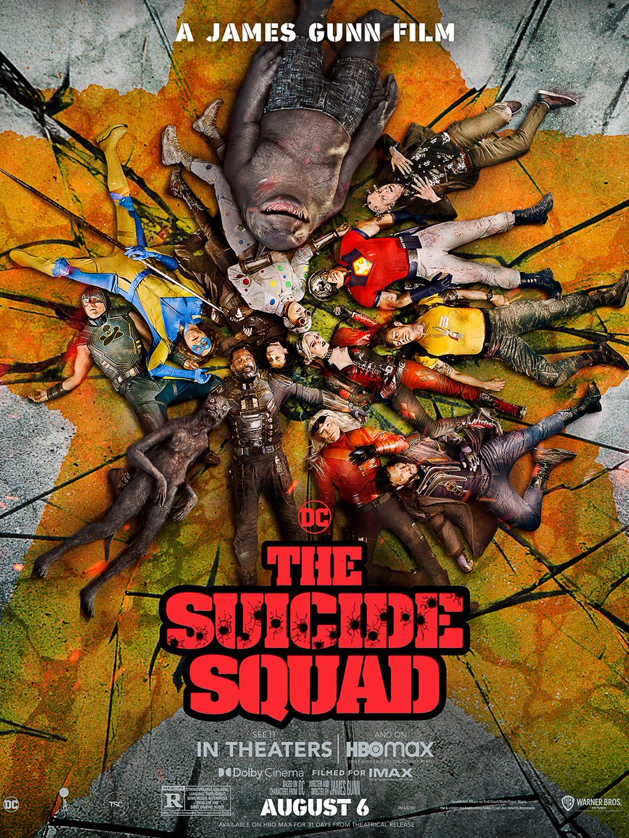 TheDCEU's tweet photo. #TheSuicideSquad will be streaming on HBO Max on August 5 at 7pm ET! https://t.co/wYI0WMQRcS