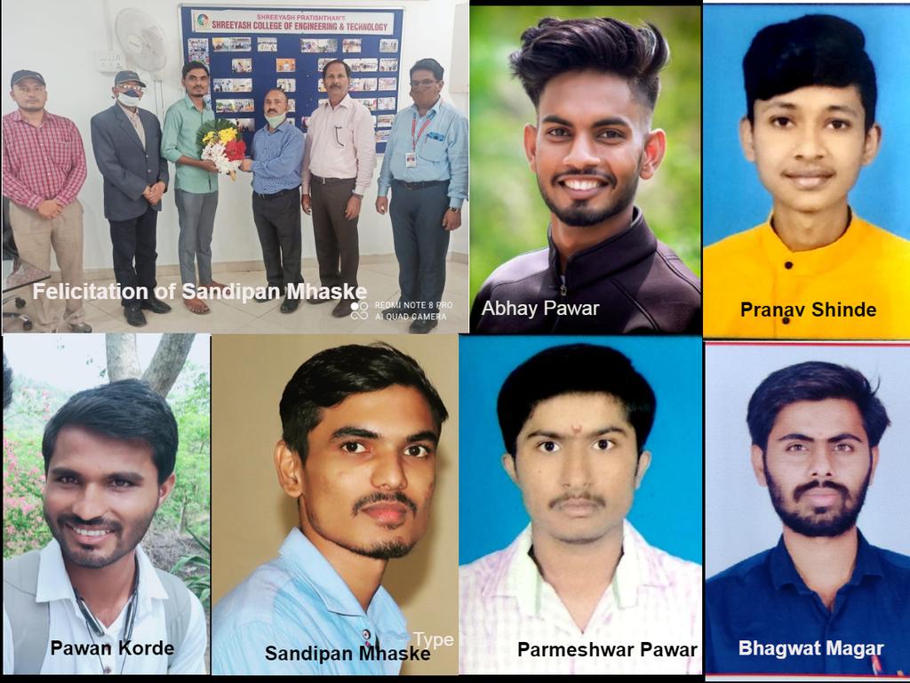 shreeyashcoe's tweet photo. We are happy to communicate to you all that our six students got placed in various companies and Government departments. 

On behalf of SYCETA our Chairman, CEO, Campus Director, Principal, TPO &amp; HoD Congratulated him and wished him for future success and endeavour.
#placements21 https://t.co/DZuKtnsHjN