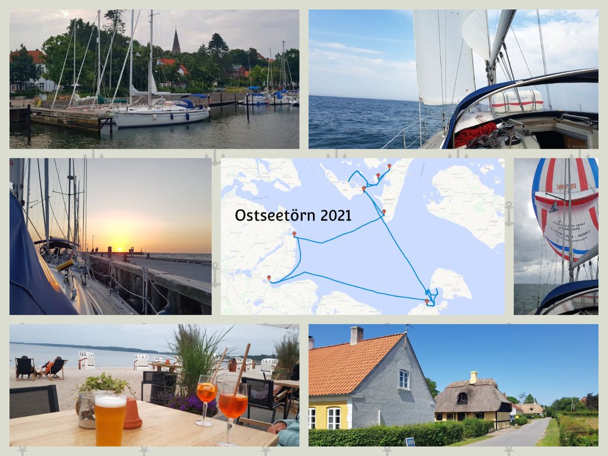 Ich war mal wieder segeln auf der Ostsee. Fotos: buscher.de/2021/08/04/ost…