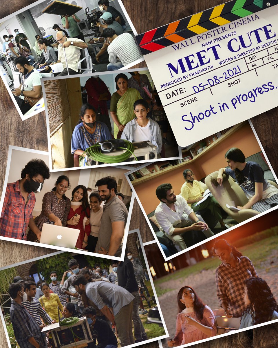 NameisNani's tweet photo. 5 Stories...
5 Meet’s...
And a cutest anthology ever is on the way 😊

#MeetCute Shoot in progress ❤️

@NameisNani @mail2ganta @lightsmith83 @VijaiBulganin @vinay2780 @artkolla @Garrybh88 @PrashantiTipirn @walpostercinema https://t.co/7fWTjU6hK0