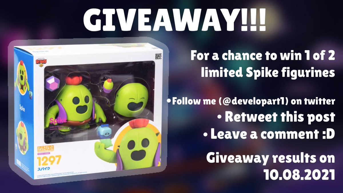 GIVEAWAY TIIIME :DDD🌵🌵🌵
Rules are simple! Follow, retweet, comment 
Results in 5 days.
Good luck to everyone💕
#BrawlStars #racetogemmountain