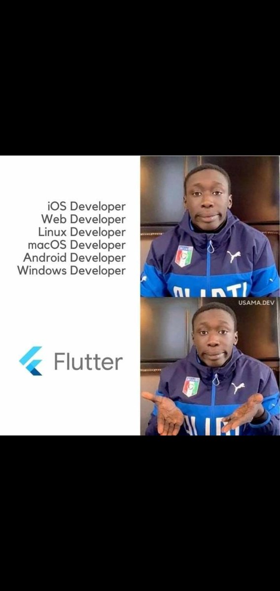 viveky259259's tweet photo. Did you saw this??

@nlycskn @FlutterDev @dhuma1981 @KhabyLame
#flutter #developers 

(This is not my creation 🥲) https://t.co/qHUtc2EpCS
