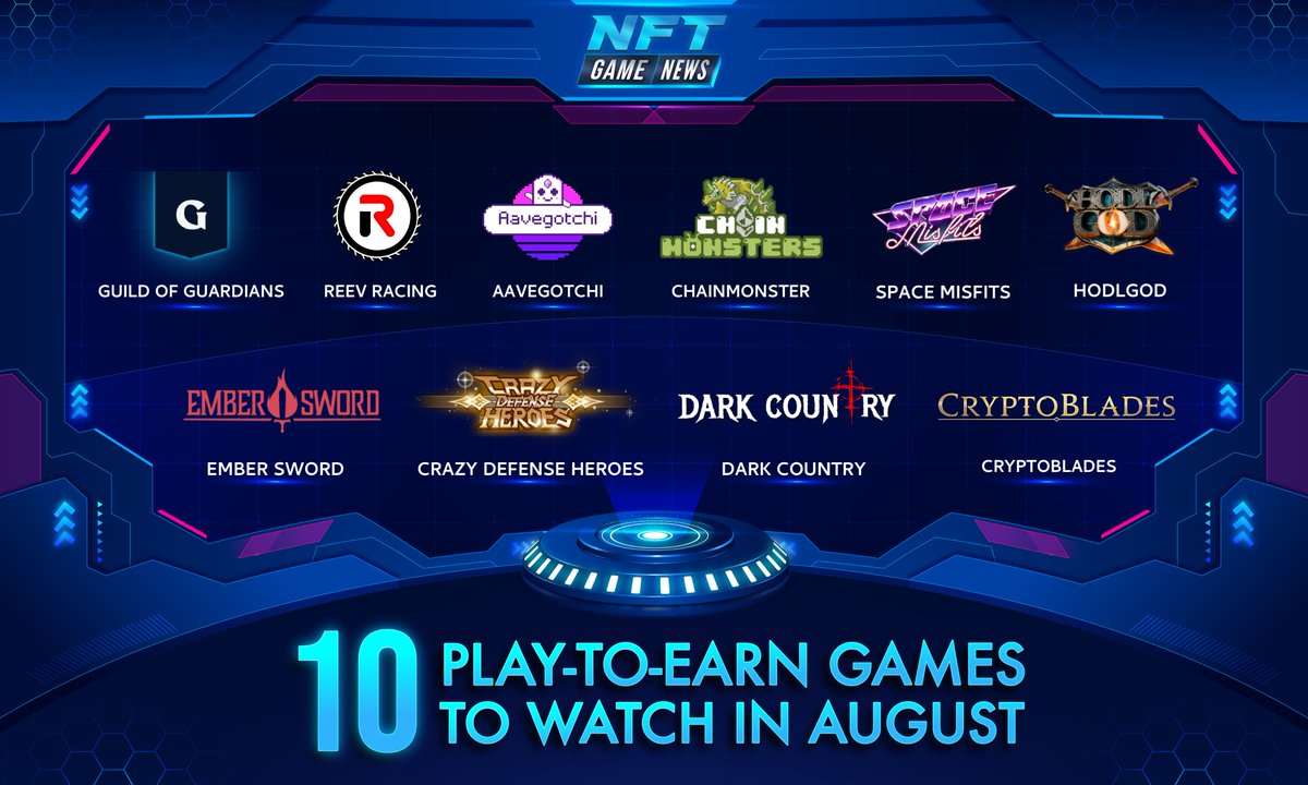 10 Play-to-Earn Games to Watch in August

#NFT #NFTGames #playtoearn 
____________________________________
Join our Telegram Channel: t.me/nftgame_news
Contact us via Email: nftgame.news@gmail.com