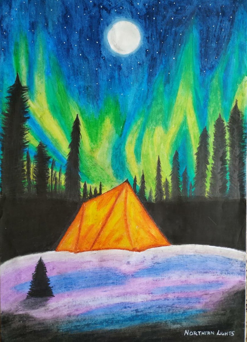 ShowFlipper's tweet photo. "Winter Night Sky With Norther Lights Drawing by Sonakshi Goel"
Amazing art only on #showflipper
https://t.co/BrDOeqPtib
Are you excited to enroll your art on #showflipper
Visit site: https://t.co/9E7xtxVlDb
#oilpastels #nightpainting #starrynight #drawing #naturepaintings https://t.co/tQqiYhJ4q0