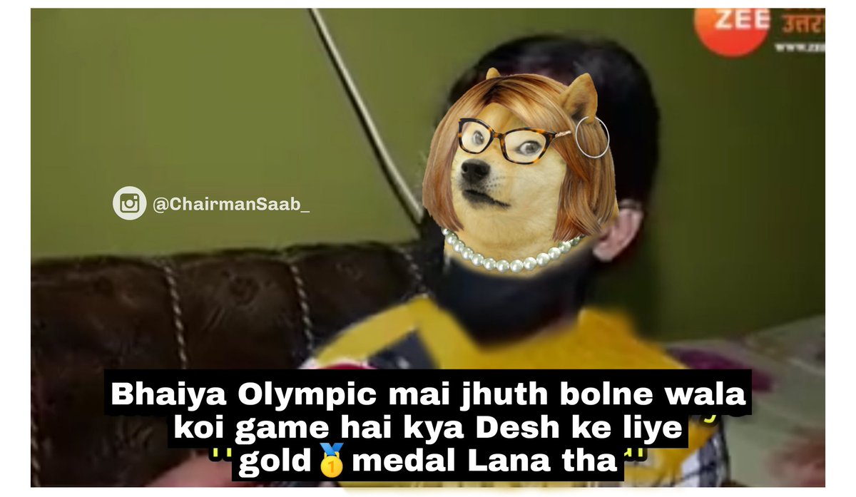 Chairmansaab_'s tweet photo. Vo toh hamara Khel nahi hain Olympic mai saare medal hamare hote 😀🤣

#locknowgirl #CabDriver https://t.co/sb9d9GZIEz