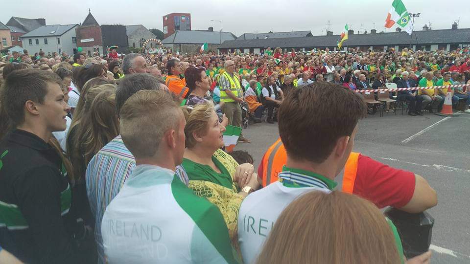 Just found this on my phone from Gary & Paul's homecoming in August 2016. Look who's on the left, Fintan McCarthy, then 19 years old, watching it all unfold in Skibbereen. Five years later he's in the boat and has an Olympic gold medal. Just shows what is possible.