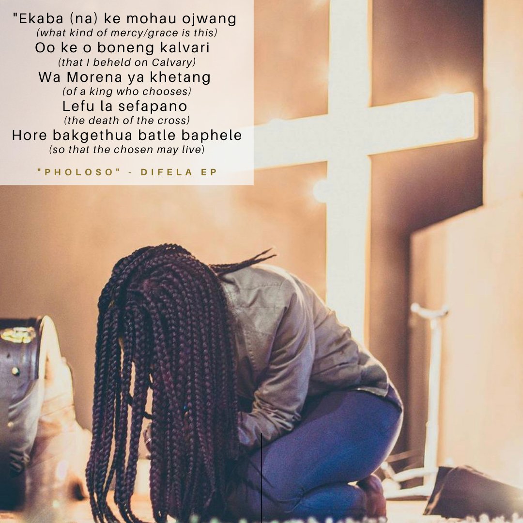 WWWMovement's tweet image. Mohlolo o moholo-holo 
Wa Modimo ya ekatametsang  🙌🏾🙌🏾🙌🏾
(The greatest of miracles, of God who draws near to us)

Lyrics from &quot;Pholoso&apos;, featuring @lebosekgobela on the Difela EP)
 
#WeWillWorship #WithEverythingInEverything