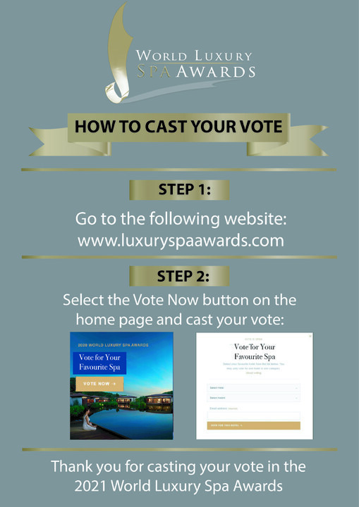 Vote for Amani Spa &amp; Wellness for Best Spa Development Group &amp; Luxury Spa Group and make us the 2021 winners at World Luxury Spa Awards!

#WLSAwards2021#worldluxuryspaawards #AmaniSpa #RadissonBlu #RadissonBluHotelWaterfront #RadissonORTambo #RadissonBluPortElizabeth